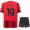 Original Trikotsatz AC Mailand Theo 19 Heimtrikot 2023-24 Für Kinder